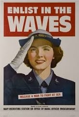 Enlist in the Waves - Naval Ad Part I