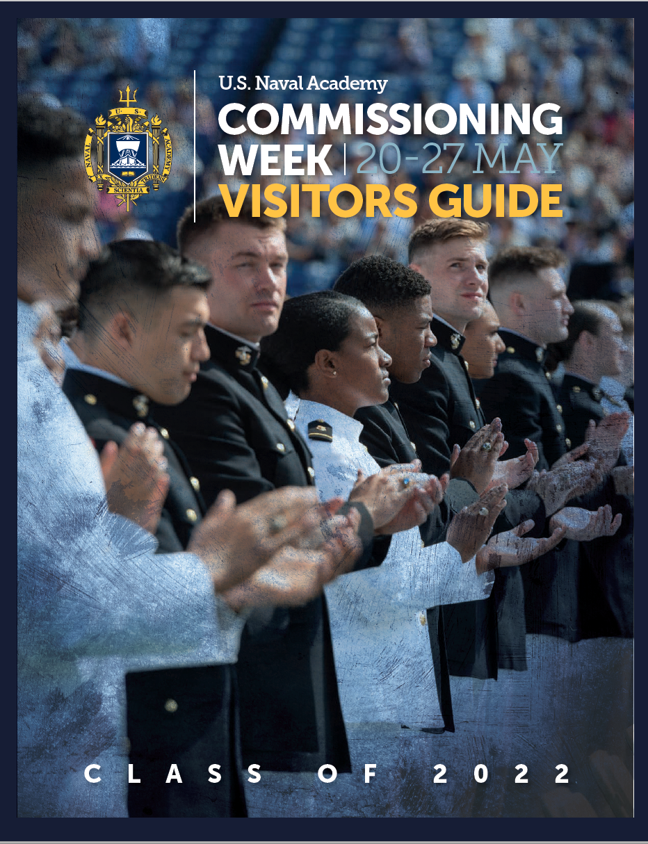 2022 Commissioning Week Visitors Guide Cover