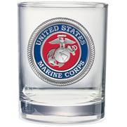USMC Rocks Glass