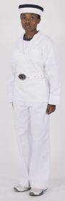 navy female white works