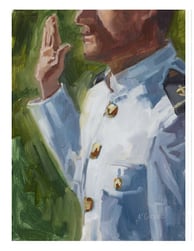 navy painting
