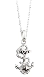 navy pendant