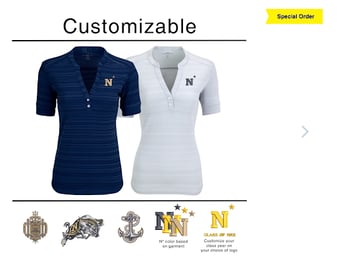 navy textured henley