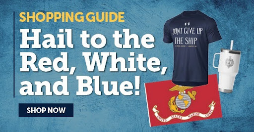shopping guide red white blue