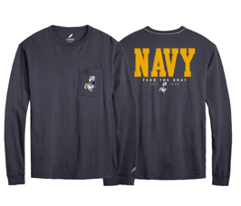 gnarly goat long sleeve tee