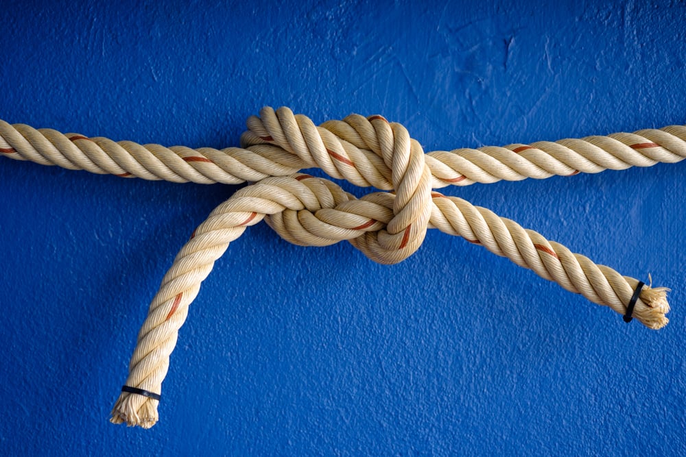 Learn to Tie Knot Tying Board With Rope 